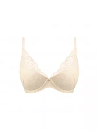 Soutien-gorge plunge ivoire ABELLIA