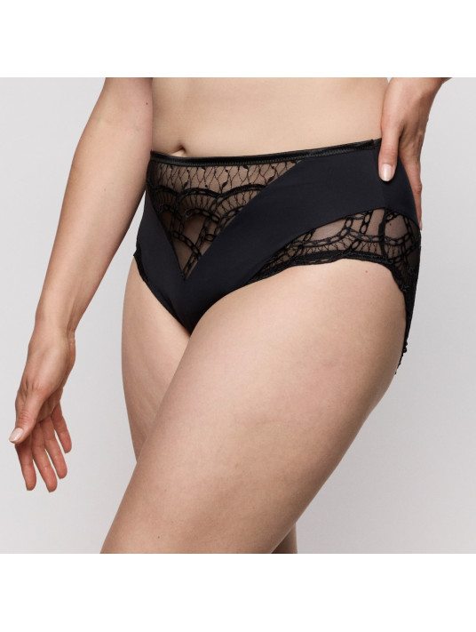 PRIMA DONNA Culotte haute dentelle noir NAICA