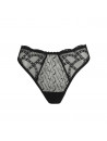 PRIMA DONNA String noir dentelle NAICA