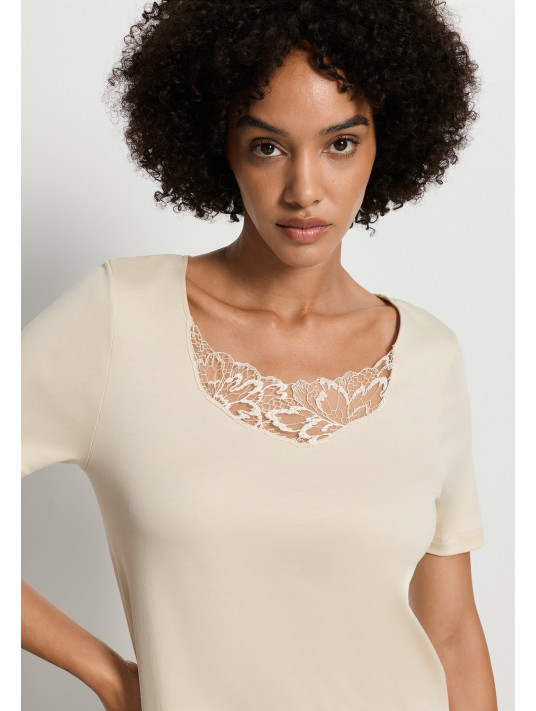 HANRO short-sleeve nightdress COTON