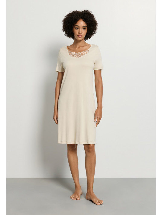 HANRO Chemise de nuit Manches courtes COTON