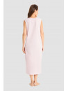 FÉRAUD Pink sleeveless nightdress COTON