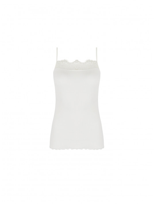 Spaghetti top ivory PLAISIR CARESSE