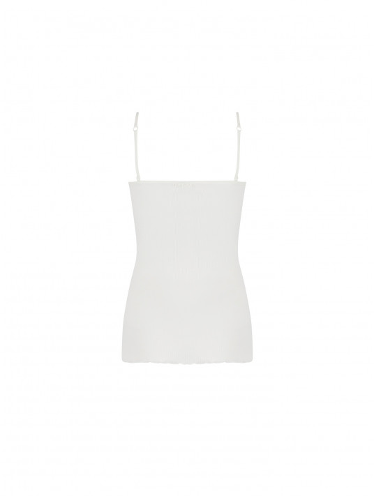 Spaghetti top ivory PLAISIR CARESSE