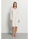 HANRO Long-sleeve nightdress COTON ANILLA