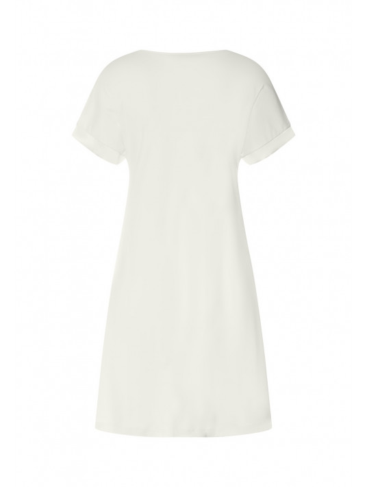 HANRO Short-sleeve nightdress COTON ANILLA