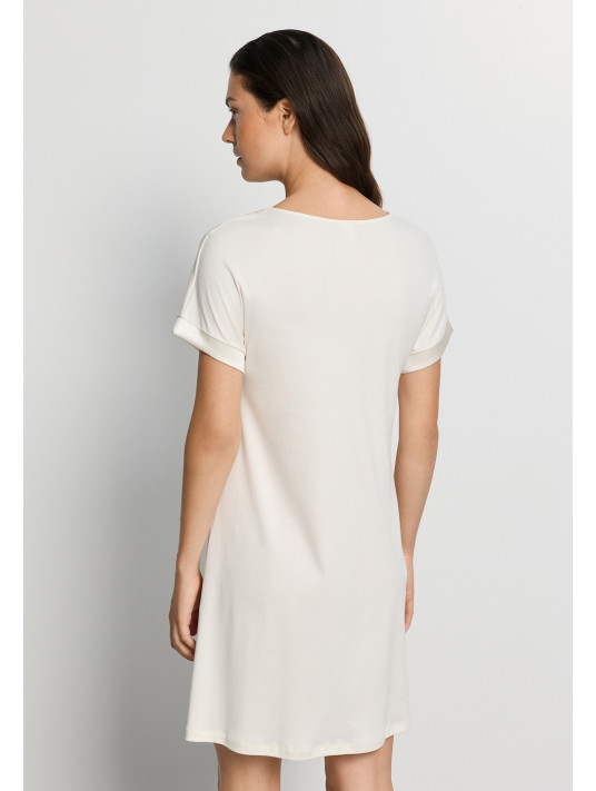 HANRO Chemise de nuit Manches courtes COTON ANILLA