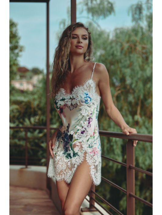 MARJOLAINE Floral nightie CLEA