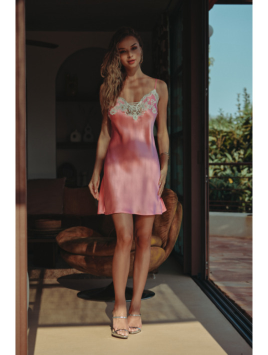 MARJOLAINE Combinette en soie CAMELIA