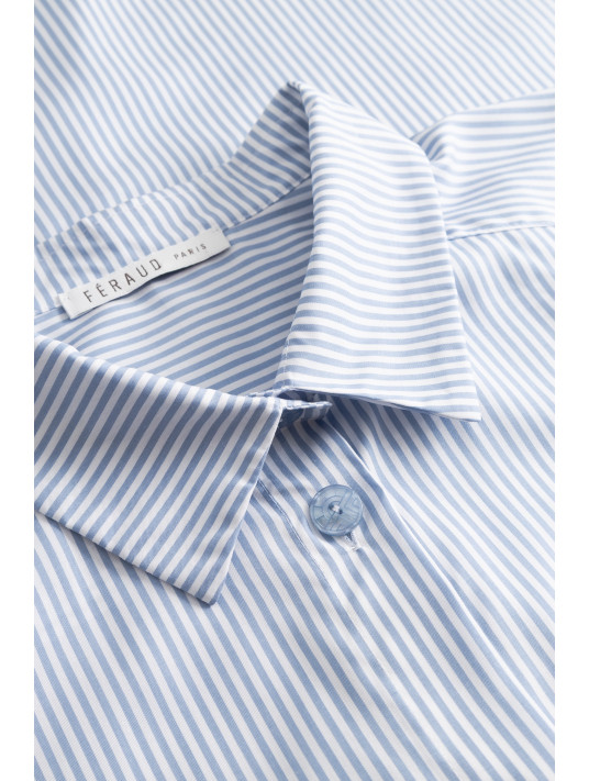 FÉRAUD Striped short-sleeve pyjamas TENCEL