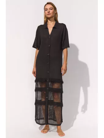 Long button-front dress by Maryan Mehlhorn