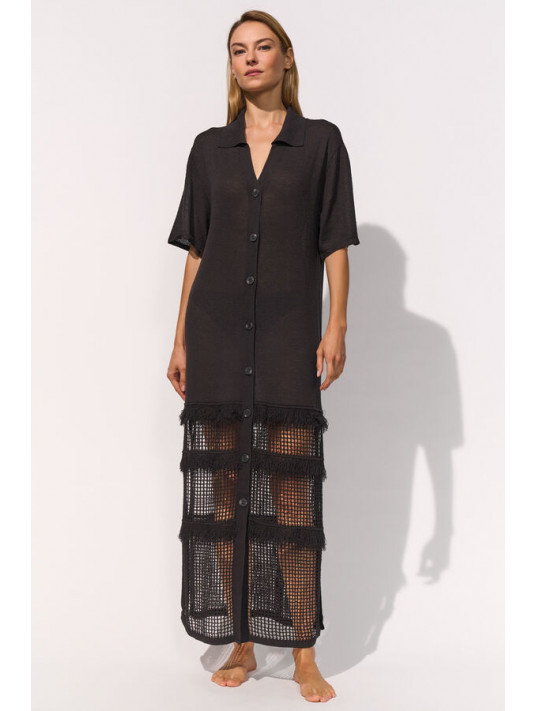 Long button-front dress by Maryan Mehlhorn