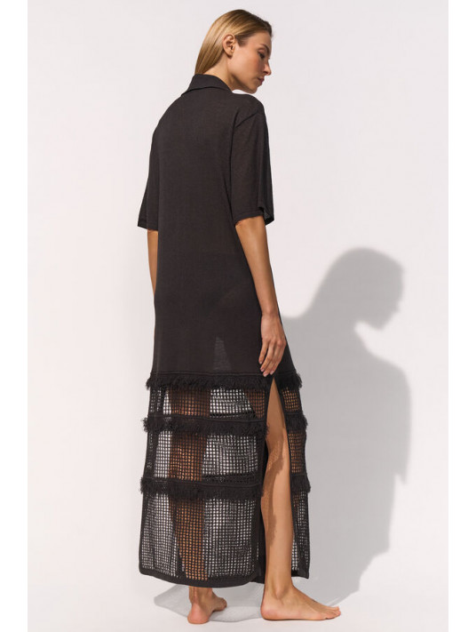 Long button-front dress by Maryan Mehlhorn