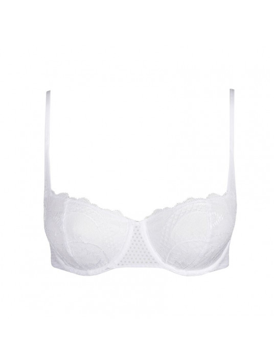 SArda white Half cup bra LISA