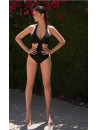 Maillot trikini armatures CHACHA noir nicole olivier 