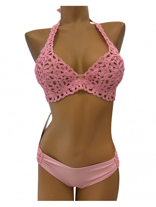 Nicole olivier Pink Underwired bikini CHA