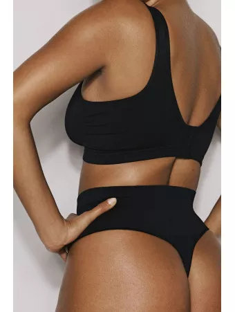Prima donna String tanga gainant noir NUDDA