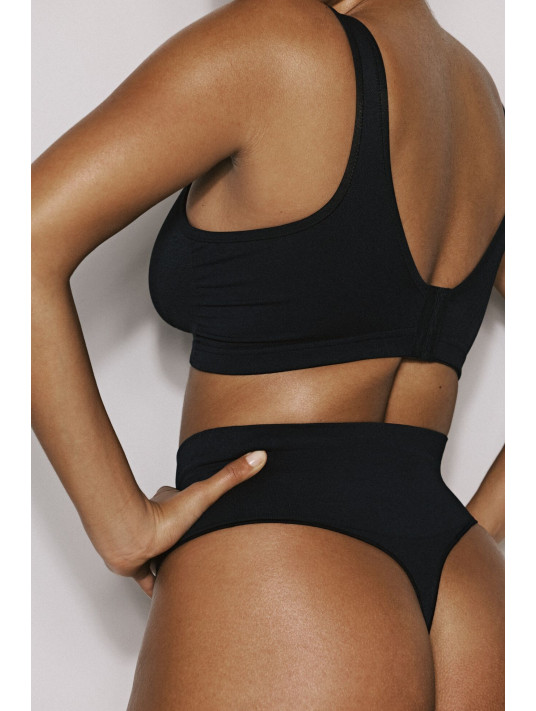 Prima donna String tanga gainant noir NUDDA