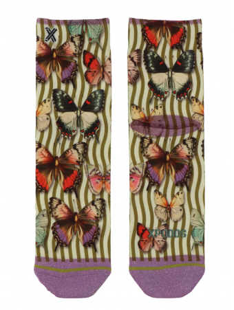 xpooos Chaussettes courtes PAPILLON