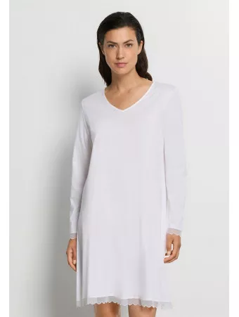 Hanro Long-sleeved cotton nightgown INAYA