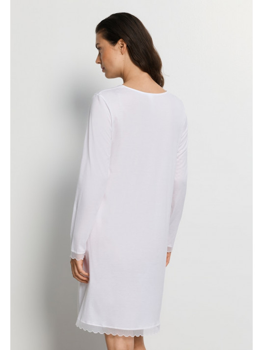 Hanro Chemise de nuit manches longues INAYA