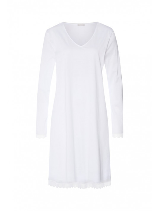 Hanro Long-sleeved cotton nightgown INAYA
