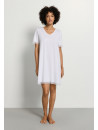 Hanro Short-sleeved cotton nightgown INAYA