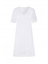 Hanro Short-sleeved cotton nightgown INAYA