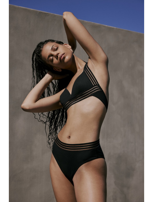 Sarda black bikini Triangle MISS