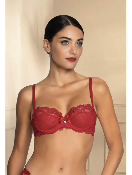 Lise Charmel red Balcony bra SOIR DE VENISE
