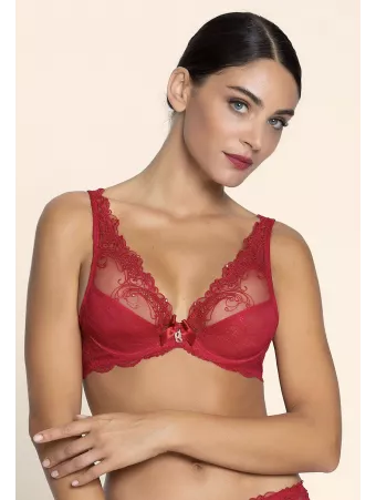 Lise Charmel rouge soutien-gorge triangle armatures SOIR DE VENISE