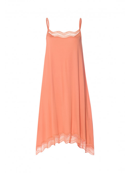 HANRO Modal nightdress with thin straps and lace CIRA