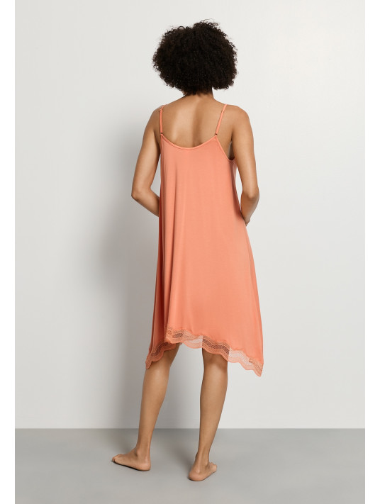 HANRO Modal nightdress with thin straps and lace CIRA