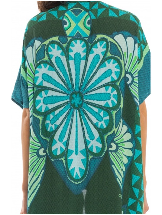 PIN UP STARS Kimono with Belt TRIBAL SEA