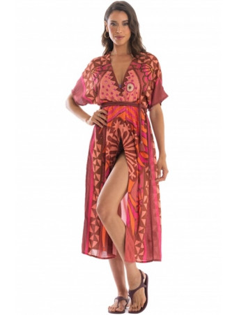 PIN UP STARS Kimono long TRIBAL SEA