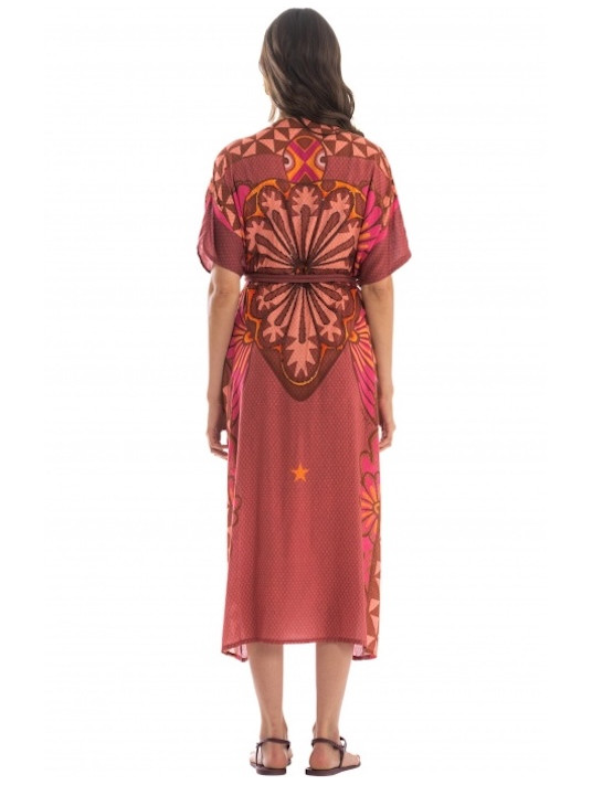 PIN UP STARS Kimono long TRIBAL SEA