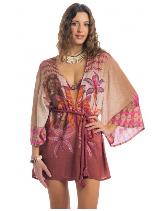 PIN UP STARS short kimono ROI LION