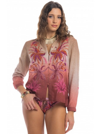 PIN UP STARS Viscose shirt ROI LION