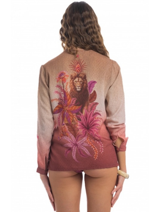 PIN UP STARS Viscose shirt ROI LION
