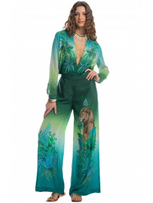 PIN UP STARS Pantalon viscose ROI LION