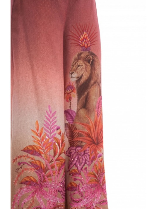 PIN UP STARS Viscose pants ROI LION