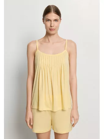 HANRO Pyjama short coton JULIET vanille