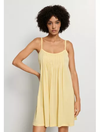HANRO  Nighty yellow cotton JULIET