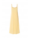 HANRO Long yellow cotton nightgown JULIET