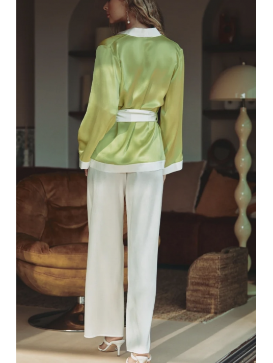 Marjolaine Pyjama tilleul CARMELA