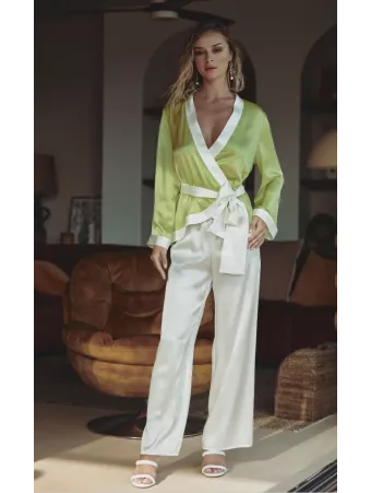 Marjolaine Pyjama tilleul CARMELA