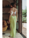 Marjolaine Long silk dress CARMELA