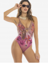 Pin up stars pink One piece swimsuit LION KING