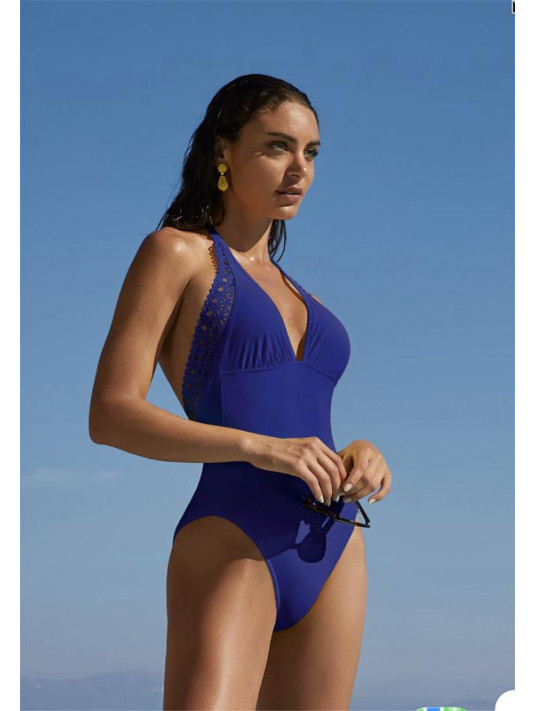 LISE CHARMEL One piece swimsuit outremer AJOURAGE COUTURE