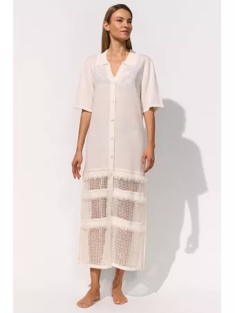 MARYAN MEHLHORN Robe longue écru